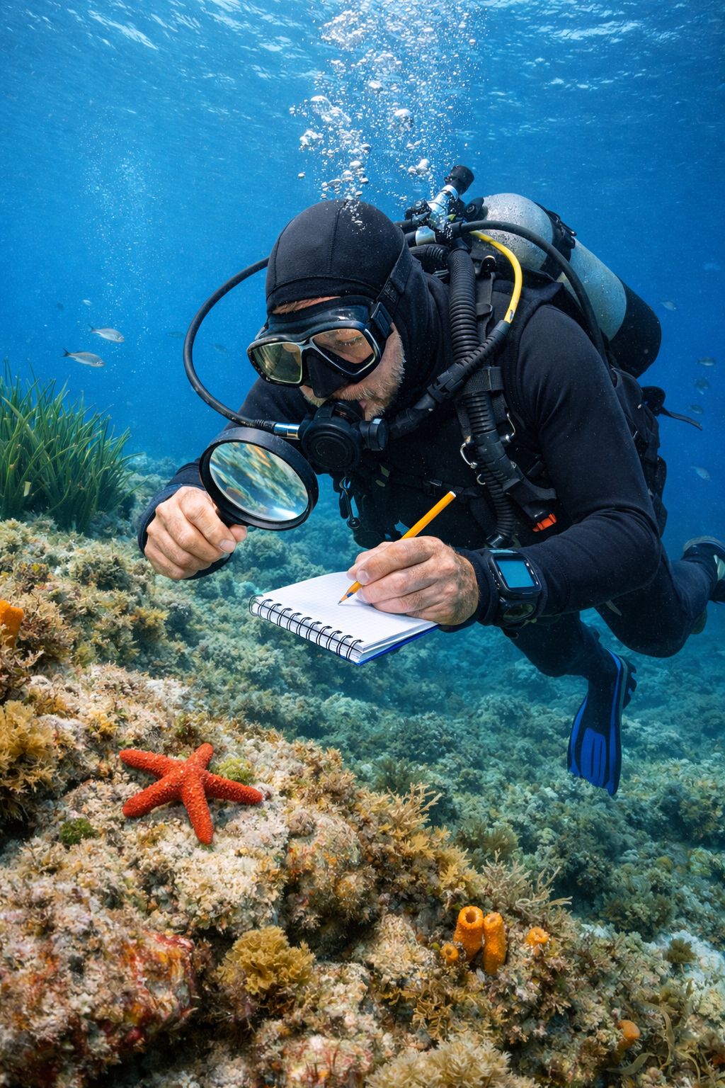 ¿Qué pez era? Manual para identificar peces buceando en el Mediterráneo.