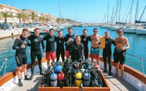 Día de buceo.