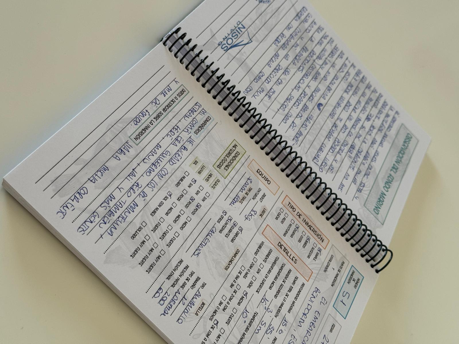 LogBook - Libro registro de inmersiones